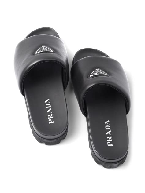 men prada flip flops